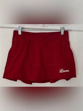 🔴 Lululemon Run Pace Rival Skirt, Bama